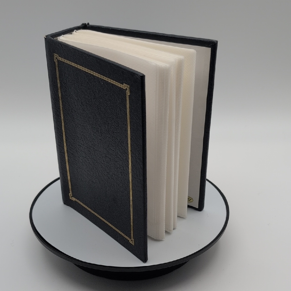 Blue and Gold Hardcover Book Picture Album 50 Pages - Picture 1 of 8